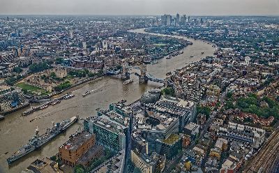 The River Thames From The Shard, Whitty  Chris , England