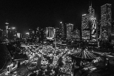 Central At Night, Lin  Wolfgang , Hong Kong
