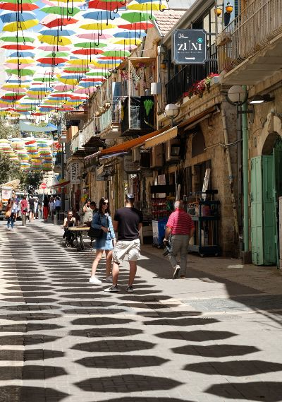 Umbrellas Above And Below, Geizler  Moshe , Israel